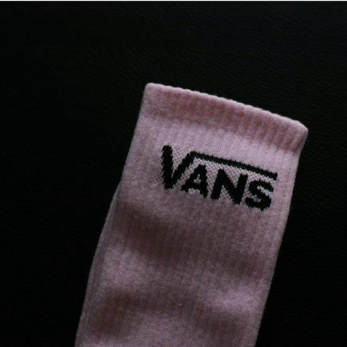 Vans Original Sock Pink Vans Logo