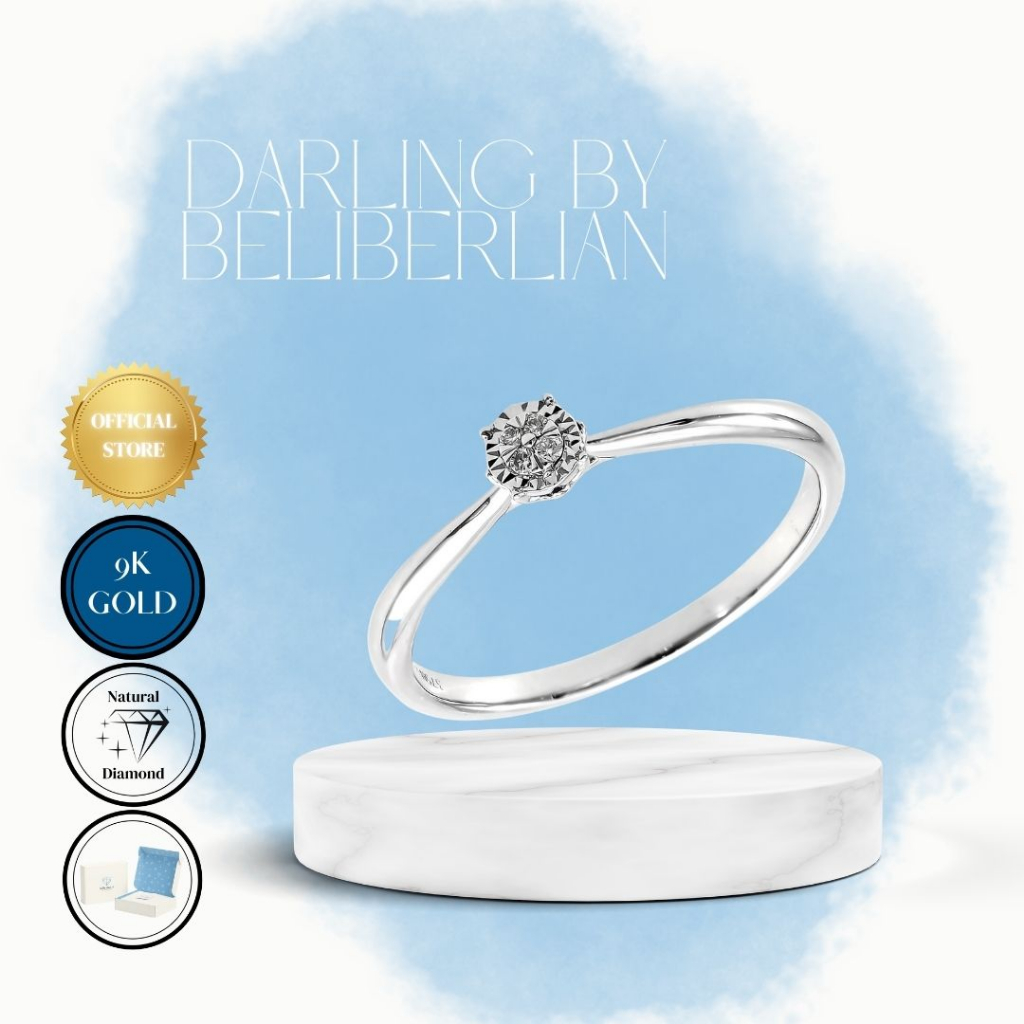 Ana Diamond Ring - Cincin Berlian Asli Eropa