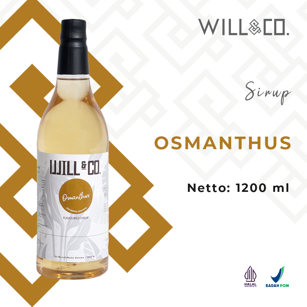 

Sirup Osmanthus Will&Co 1.2 Liter