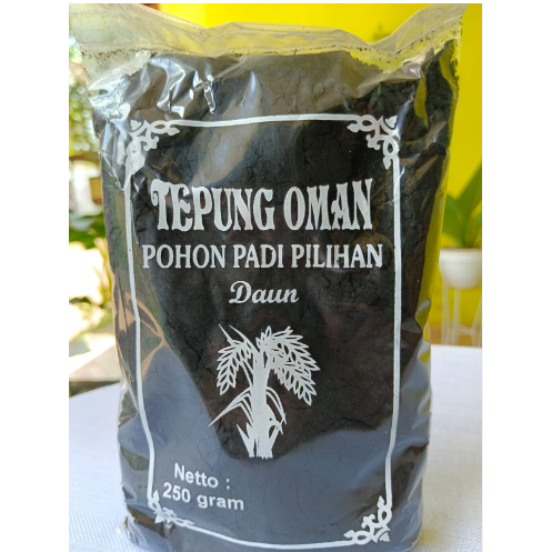 

✅lalaukrima⚡ Tepung oman/Abu merang sekam pewarna alami 250 gram / pewarna makanan / tepung dawet / ongol ongol MURAH