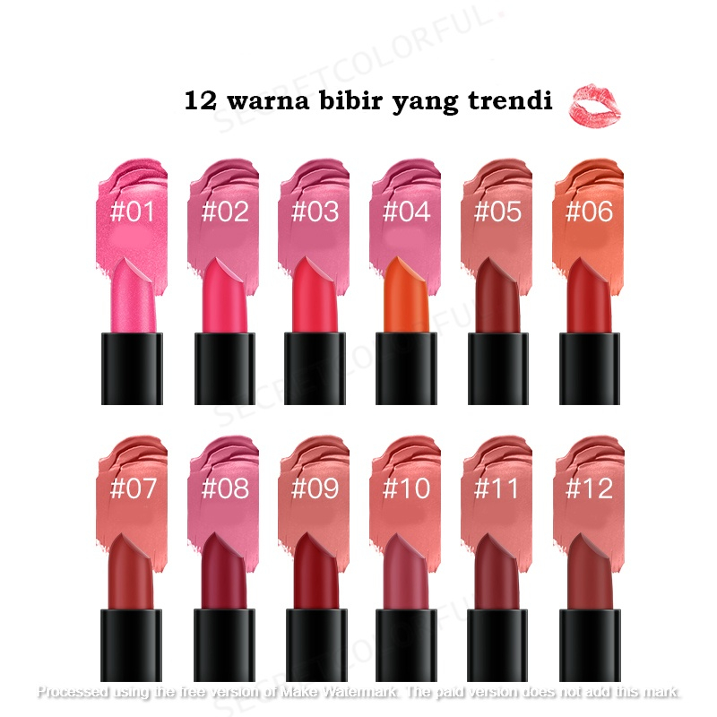 LAMEILA Pure Color Focus Lipstick pelembab matte