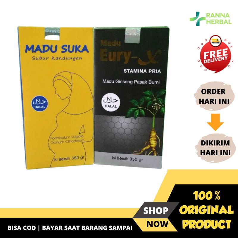 Madu Paket Penyubur PROMIL | Paket Madu Penyubur Pria & Wanita Original BPOM