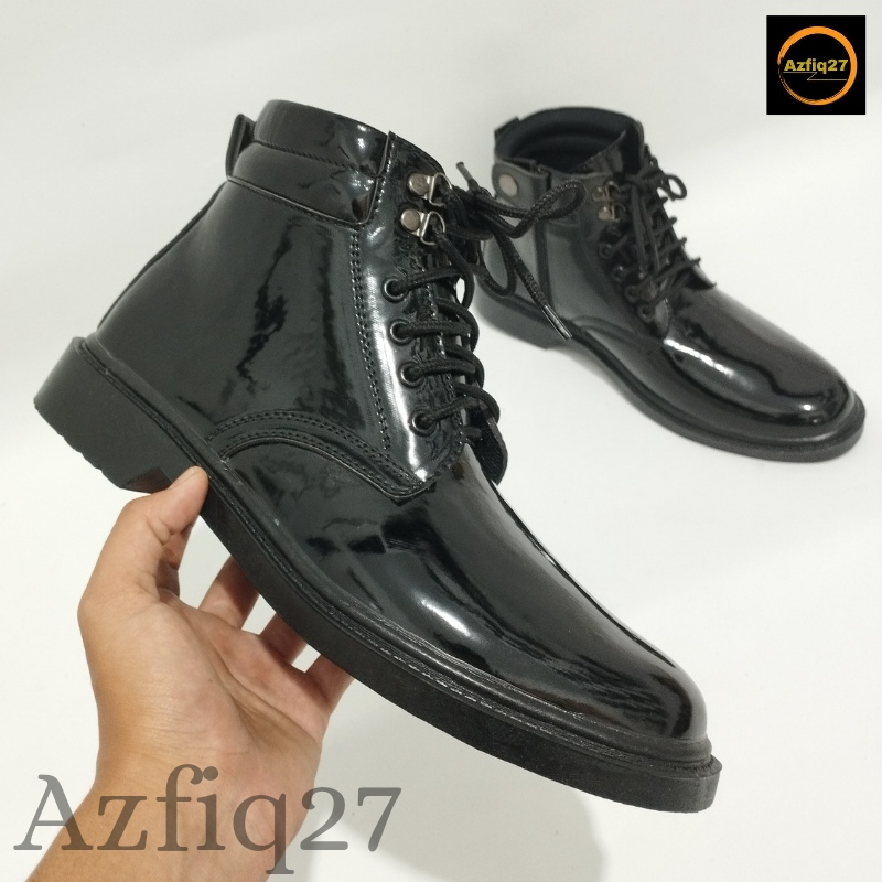 Sepatu Pdh Tni Polri Security Brimob Dishub Mengkilap 100% Original Merk Azfiq27 #2