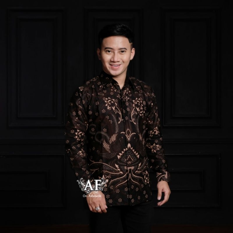 Batik Pria Lengan Panjang Batik Weyrisfashion Kemeja Batik Pria Modern Casual Batik Pria Regularfit Motif SENTANI