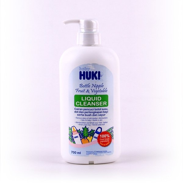 HUKI Liquid Cleanser Bottle Pump | Cairan Pencuci Botol Susu, Dot, Buah dan Sayur