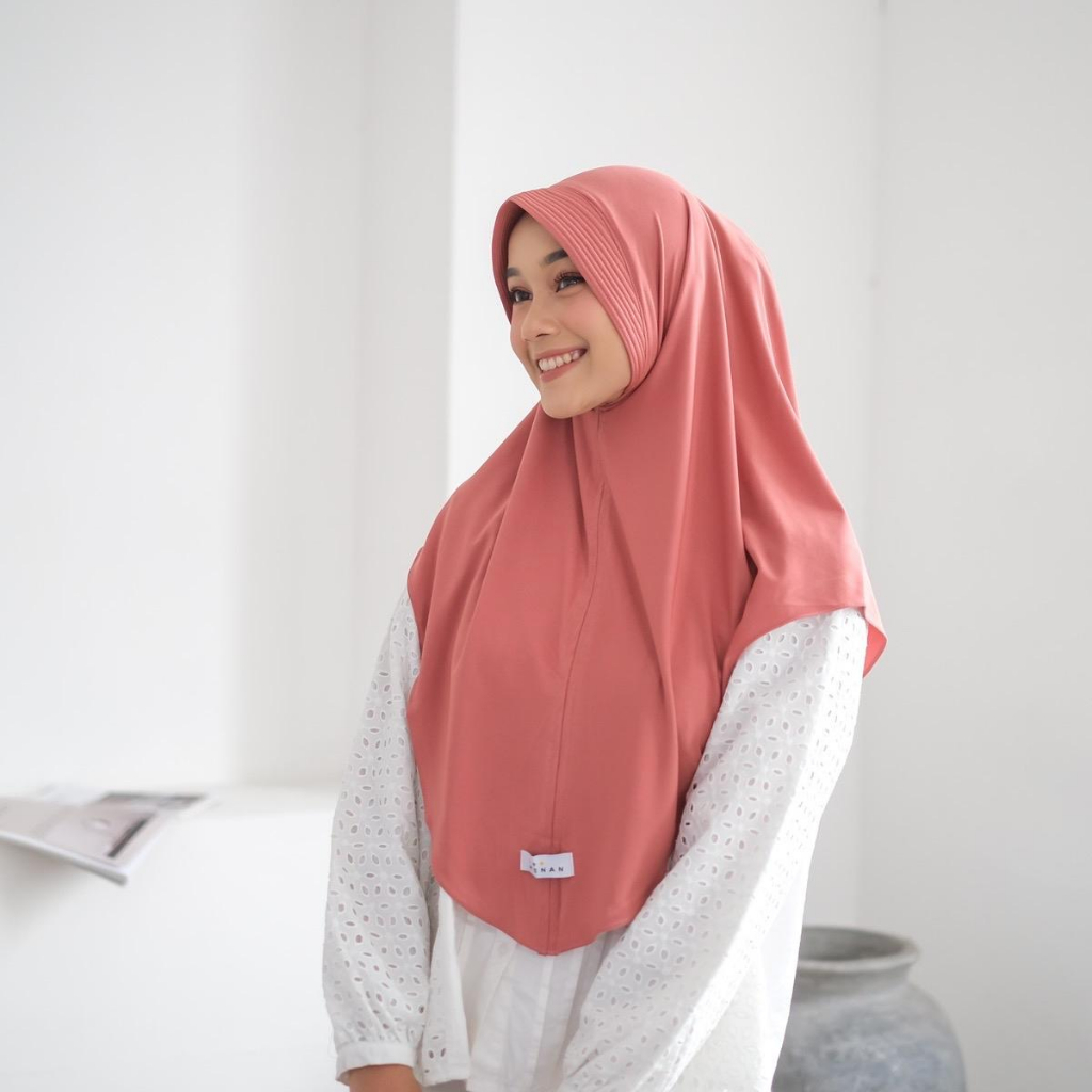 KENAN HIJAB - LANA//HIJAB BERGO INSTAN PET BAHAN JERSEY //BERGO UKURAN L