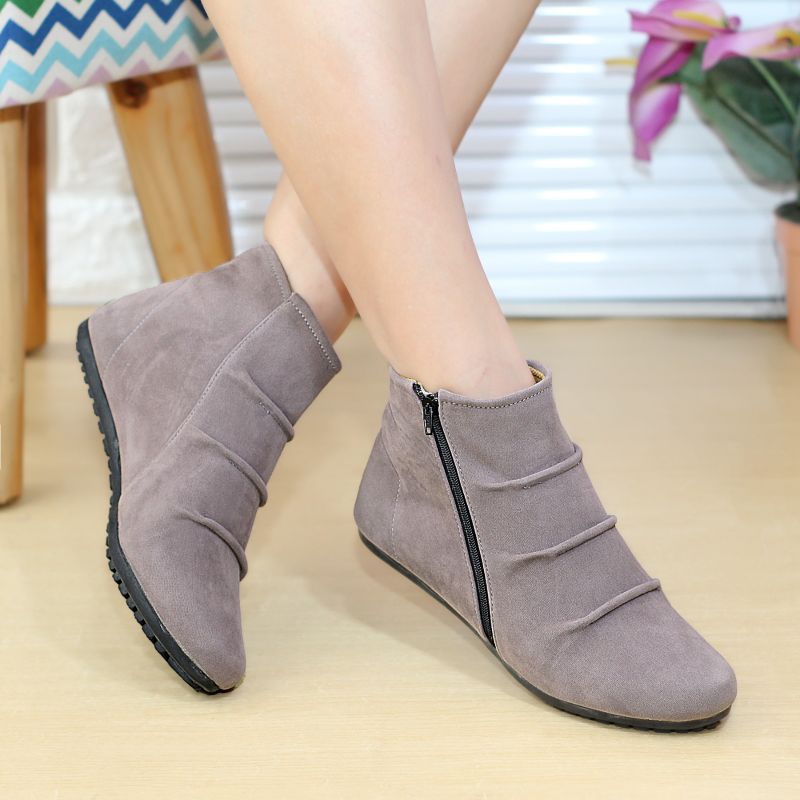 Boots flat wanita Brd 21