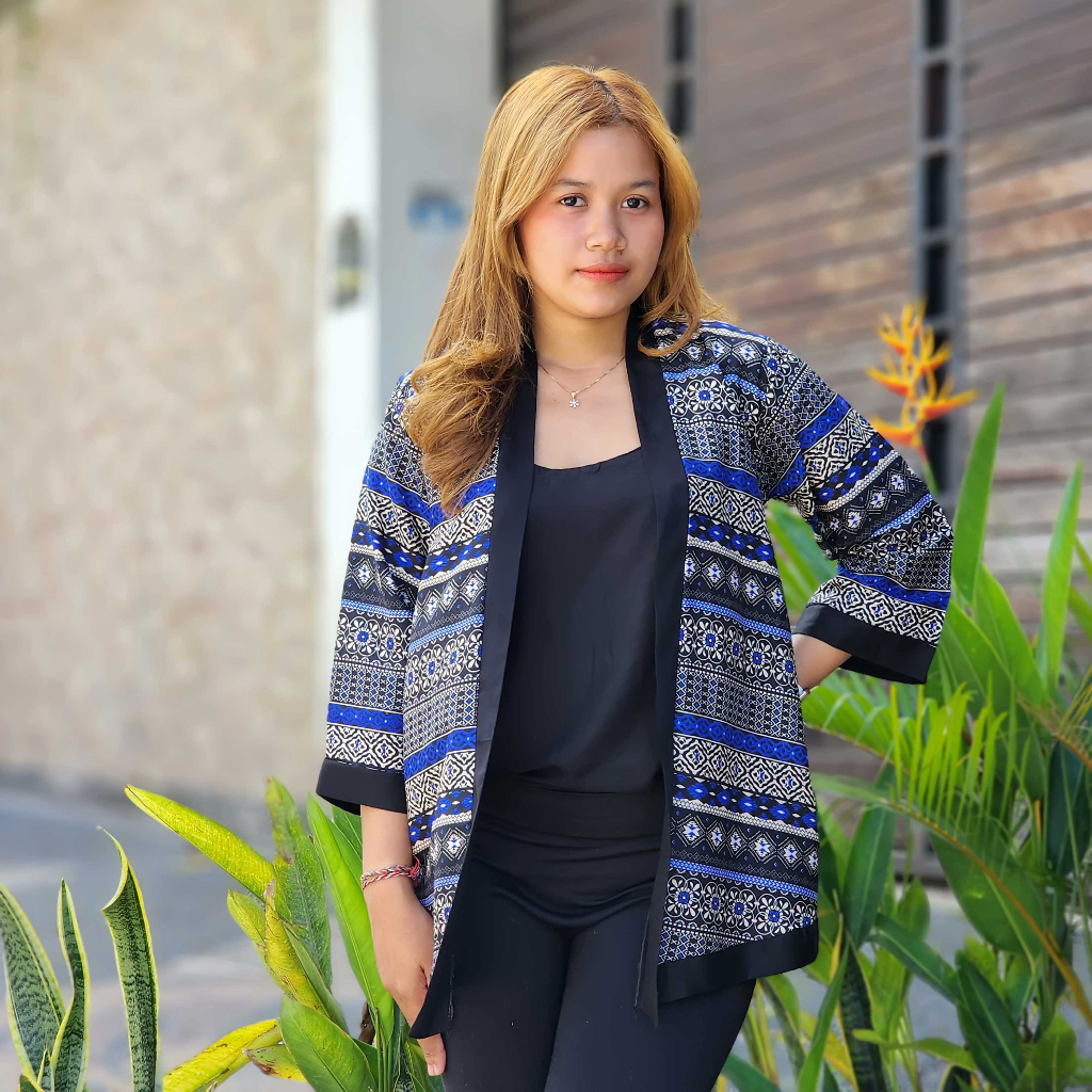 Cardigan Etnik Bali Motif Chantika