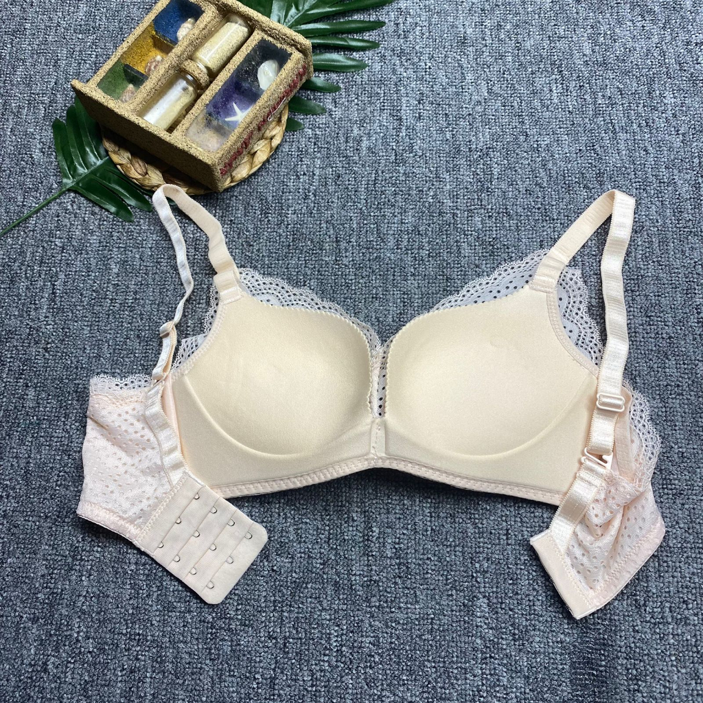 BRA / BH WANITA 8816 BUSA SEDANG TIDAK ADA KAWAT KAIN LEMBUT SIZE 32-38