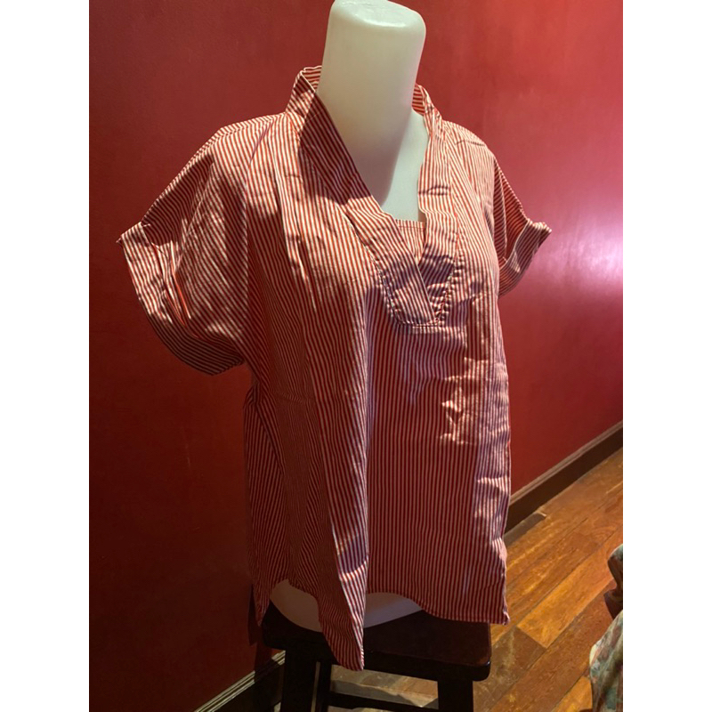 blus merah putih