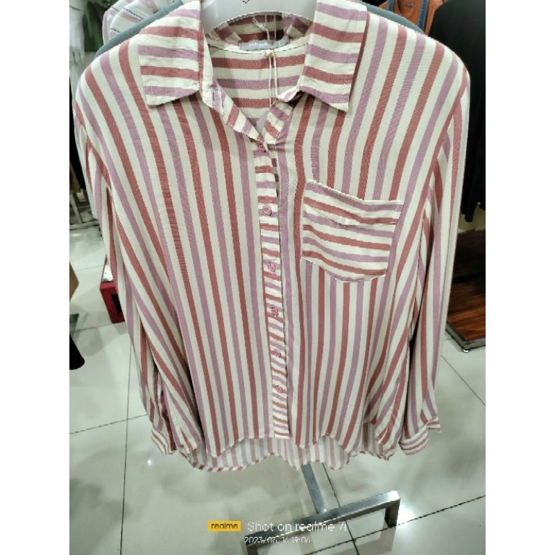 KEMEJA WANITA BLOUSE WANITA BRAND CHIC GIRL ORI 100%