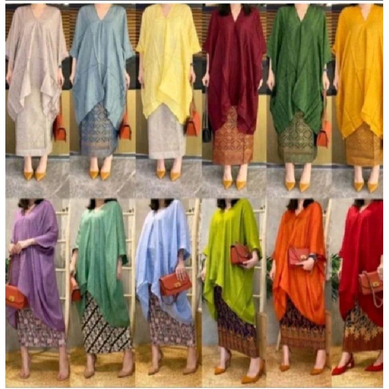 blouse kaftan tunik Aruna viscose (TERMURAH)