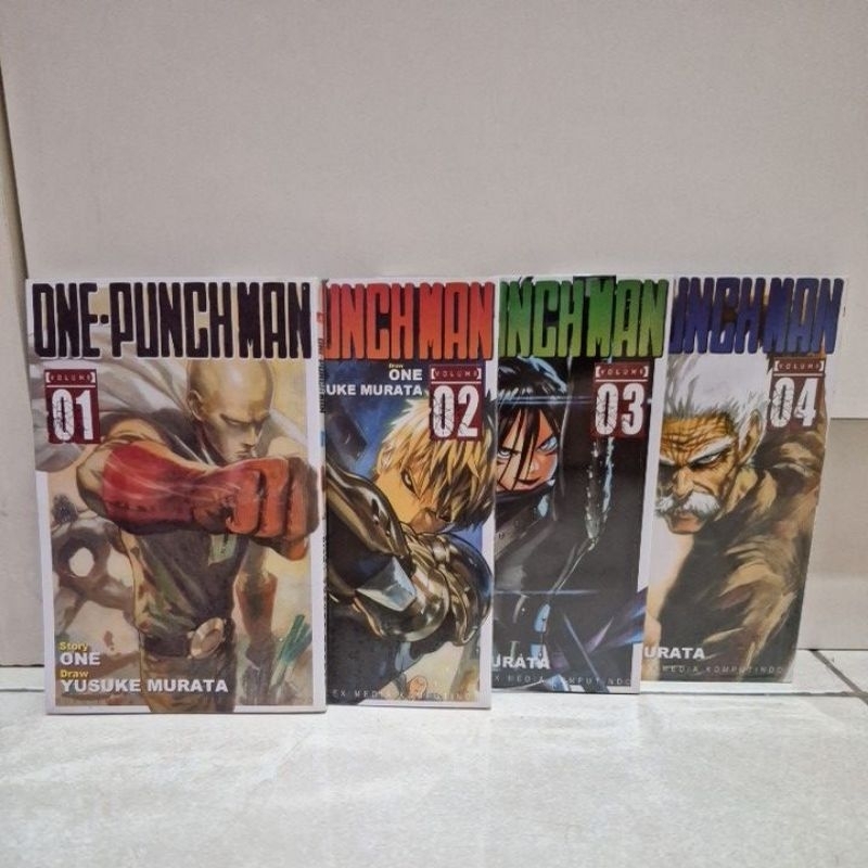 Komik One Punch Man murah ORI anime Jepang One Punch Man VOL 1-4 Bahasa Indonesia