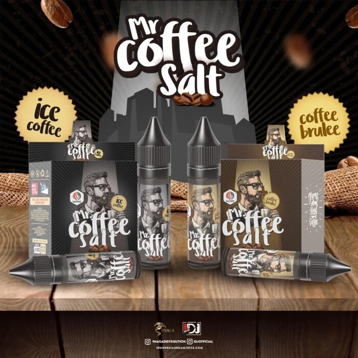 CUKAI 2022 BEST SELLER MR COFFEE SALT NIC ICE COFFEE ORIGINAL - COFFEE BRULEE