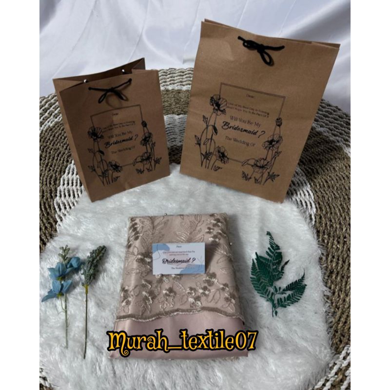 Kain Paket Bridesmaids/seragam Nikahan/Seragam wisuda/Bahan kebaya