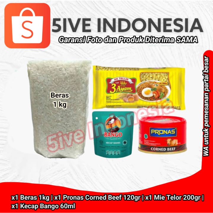

Paket Hampers Sembako Hari Raya - PARCEL MAKAN HEMAT 1
