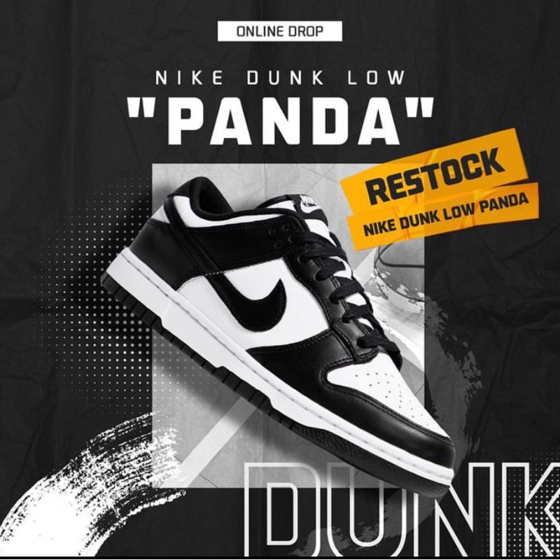 (NEW) Nike Dunk Low Women Panda ORIGINAL ORI | Nike Ori Murah | Dunk Panda