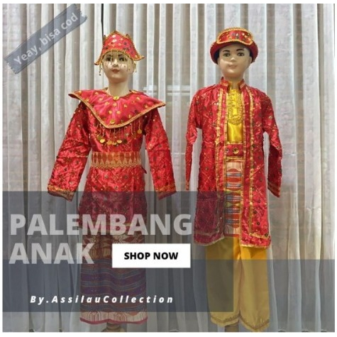 Baju Adat Palembang Anak Satuan (Laki/Cewek)