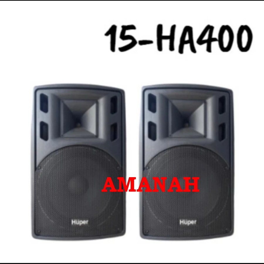 Speaker Aktif Huper 15 Ha400 15Ha400 15Ha 400 2 Buah / 2 Pcs