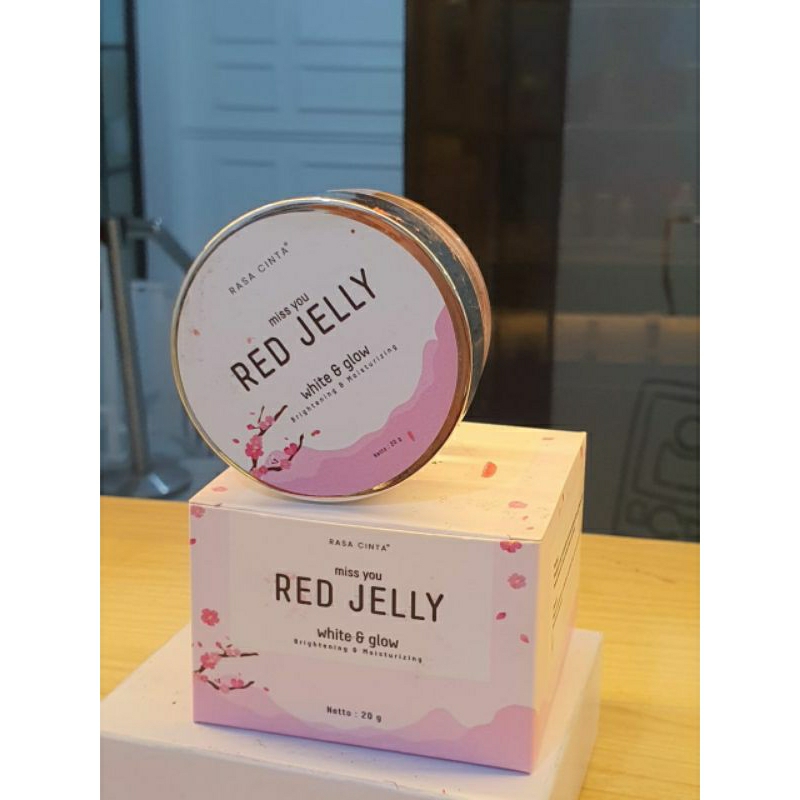 BPOM RED JELLY BISA COD MASK GLOWING SKIN ORIGINAL