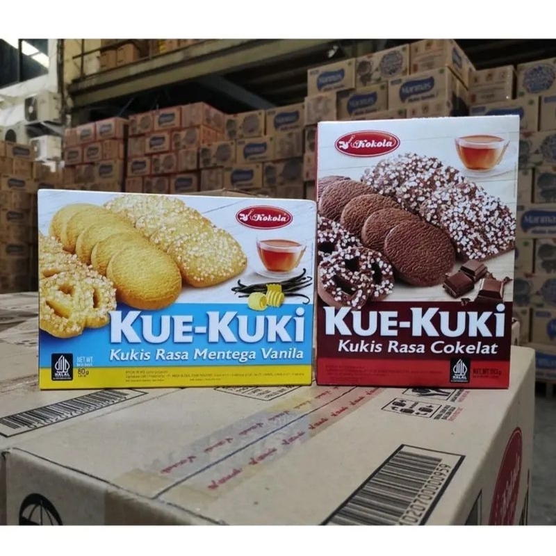 

Kue Kuki Kokola 80 gram Box