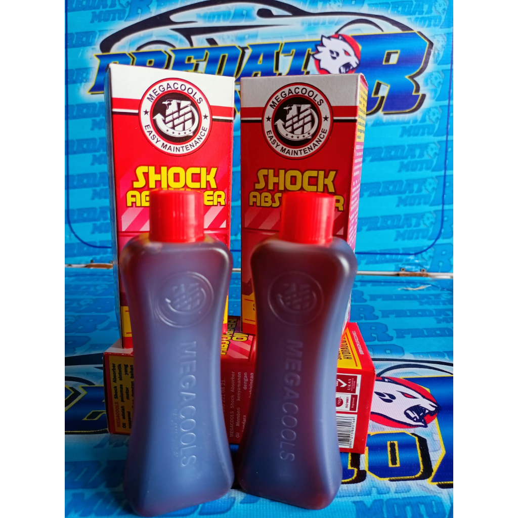 PELUMAS OLI SHOCK BREAKER MOTOR MOBIL MEGACOOLS SHOCK ABSORBER OIL 200ML