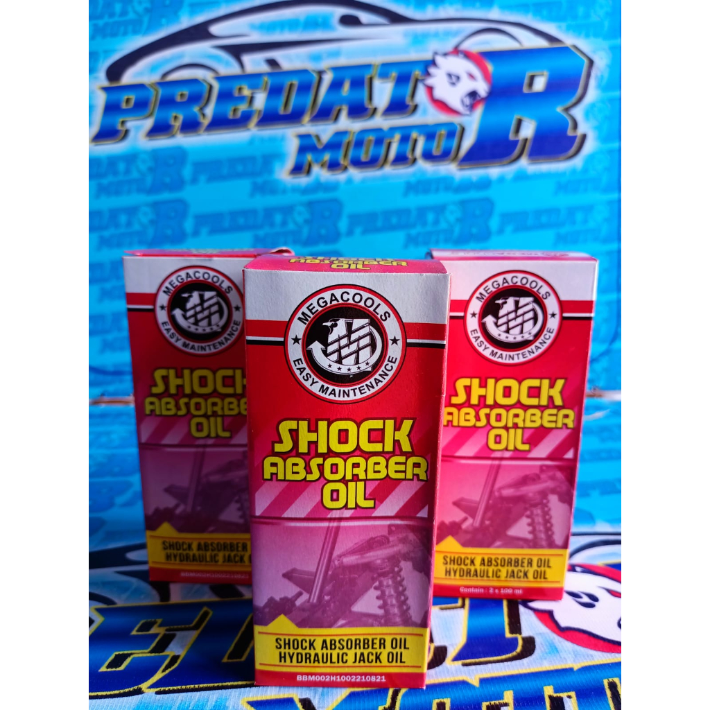 PELUMAS OLI SHOCK BREAKER MOTOR MOBIL MEGACOOLS SHOCK ABSORBER OIL 200ML