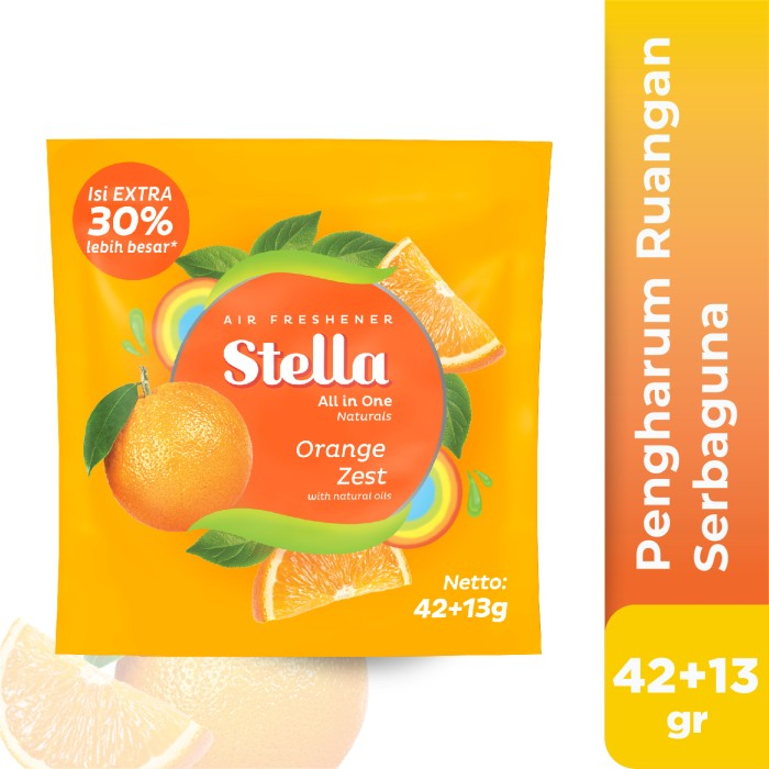 TERBARU STELLA ALL IN ONE PENGHARUM RUANGAN 42GR + 13GR