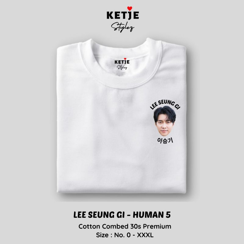 Kaos Lee Seung Gi - Oppa Series / Custom Cetak Print Sablon Kaos Korea Kdrama Vagabond Mouse Korean 