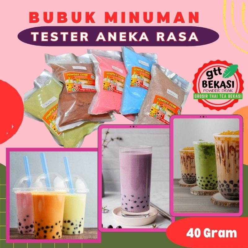 

Bubuk Minuman Rasa Tester 40gram