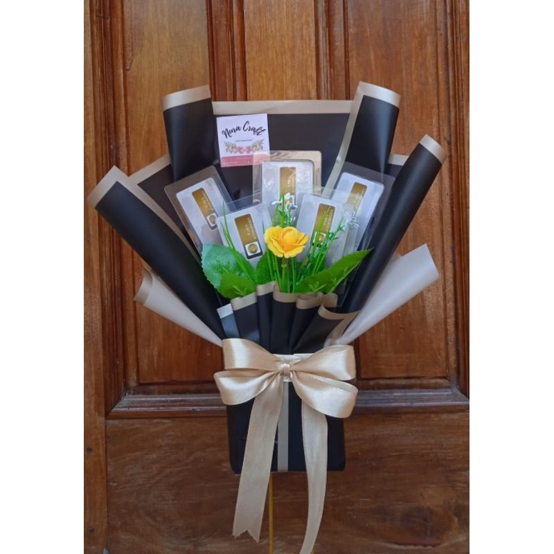 

buket logam mulia 24 k