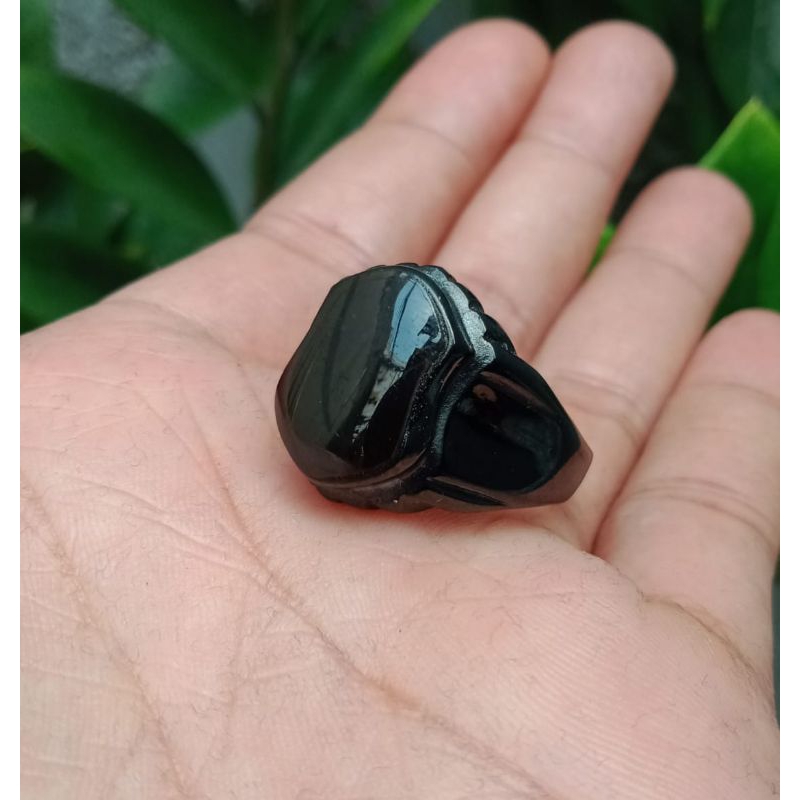 Cincin akik yaman wulung baturaja terompah natural
