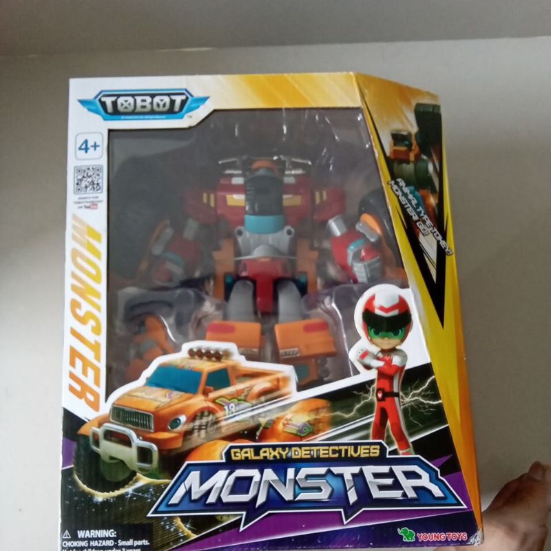 monster galaxy detectives tobot vehicle robot mode