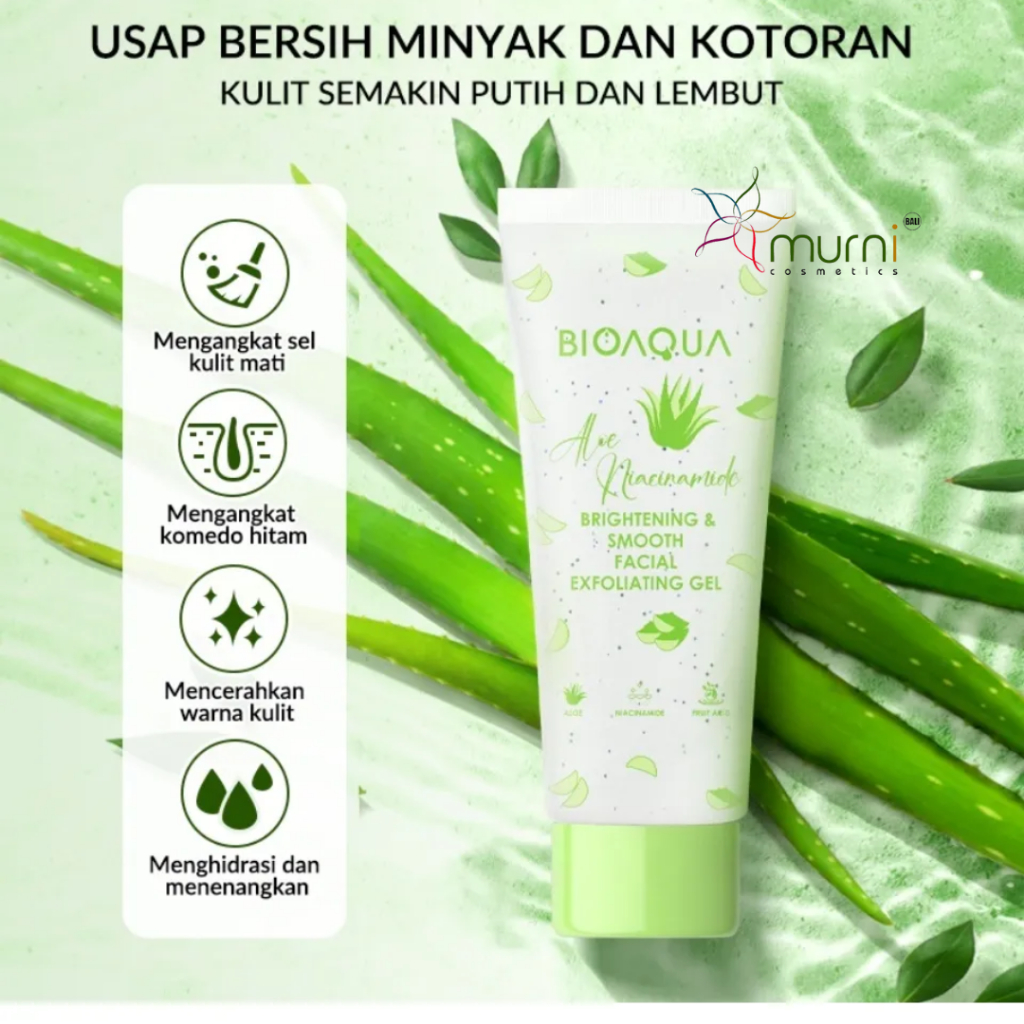 BIOAQUA NIACINAMIDE BRIGHTENING  EXFOLIATING GEL 100ML