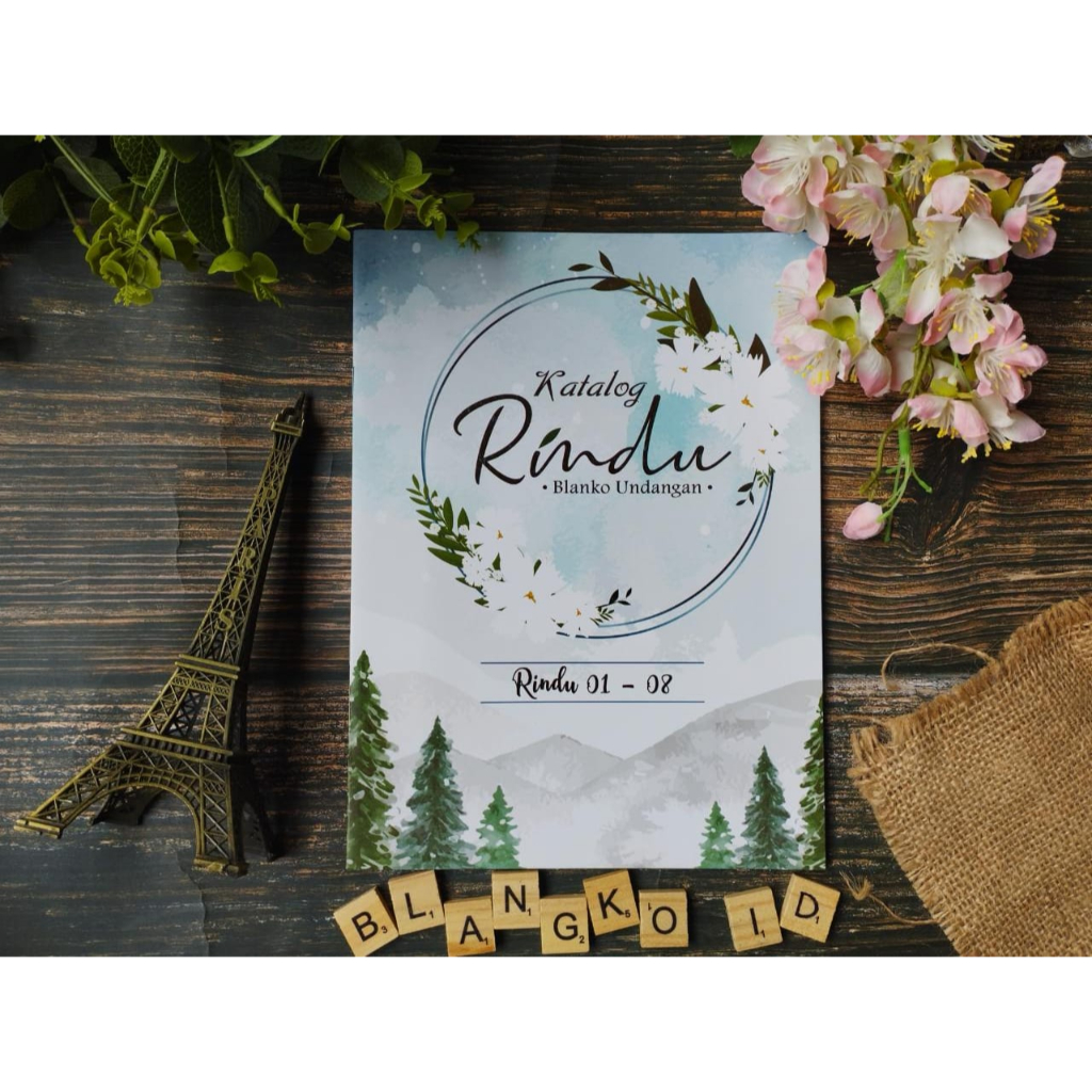 Katalog Blanko Undangan Rindu Seri 1