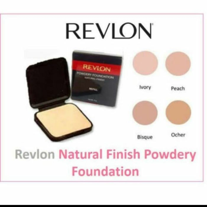 REVLON Natural Finish Powdery Foundation [ KOTAK ]