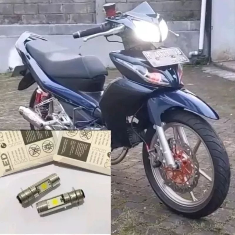 bohlam depan lampu depan led yamaha jupiter z1 harga sepasang isi 2 pcs