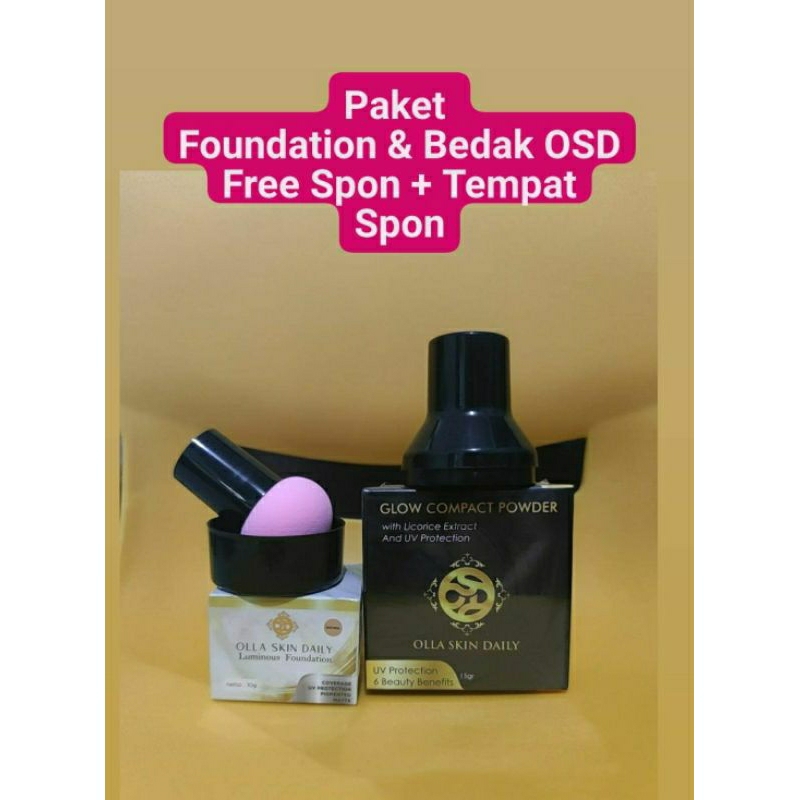 Paket OSD Fondation & Bedak Olla Skin Daily