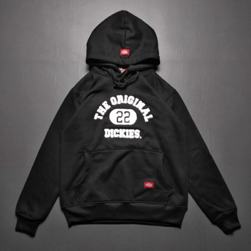 HOODIE DICKIES 1922 BLACK FONT EMBOIRD WHITE - HIGH QUALITY CASUAL HYPE FASHION PRIA