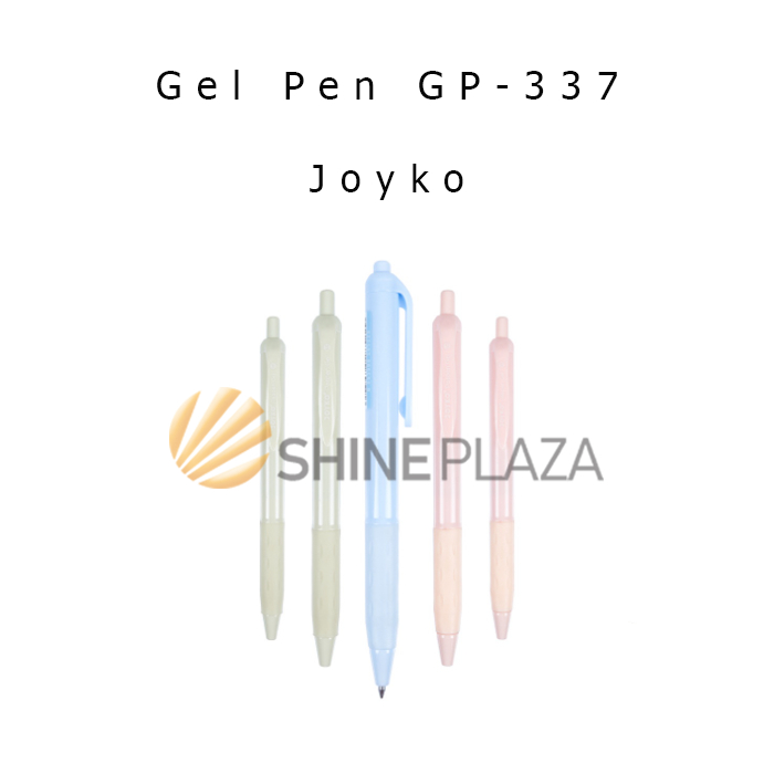 

Pulpen Gel Pastel Joyko GP-337 0.5mm - Bolpen Pena Paspen Gel Hitam 0,5 mm