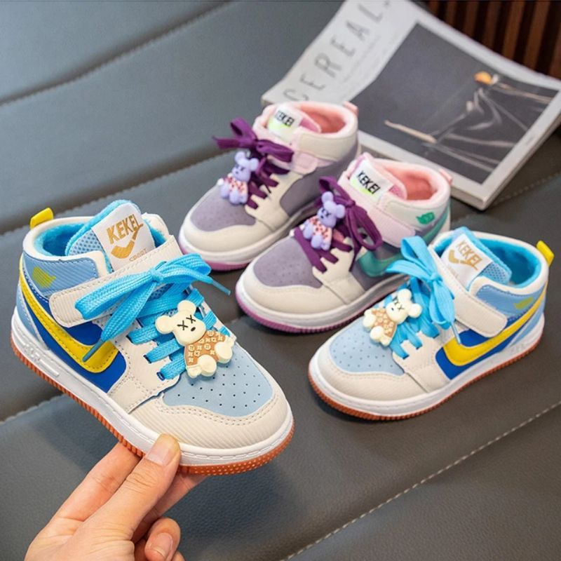 littlekiddoss SH2311 Sepatu Sneakers Anak Semi Boots Import Sepatu Kets BEARXX Sneakers Boneka Anak Perempuan Laki-Laki 26 - 37