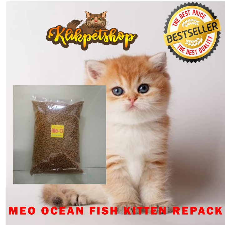 Makanan Kucing MEO KITTEN OCEAN FISH Repack 1 kg