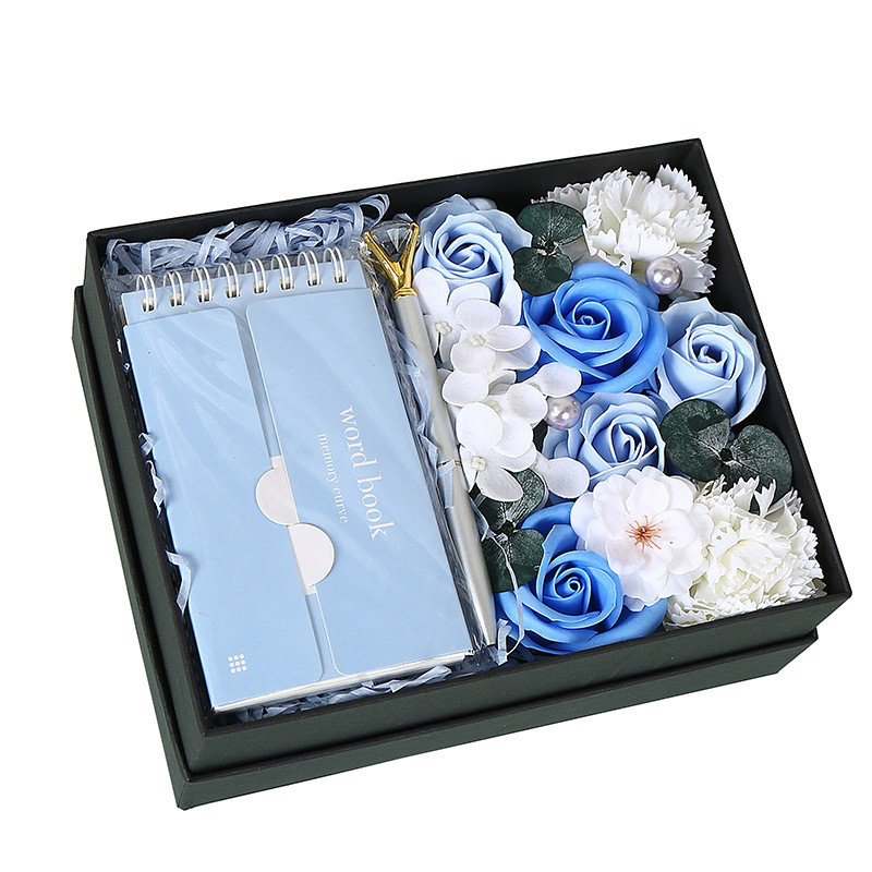 

Gift Box Soap Flower & Notebook Special - Hadiah Box Bunga Sabun & Buku