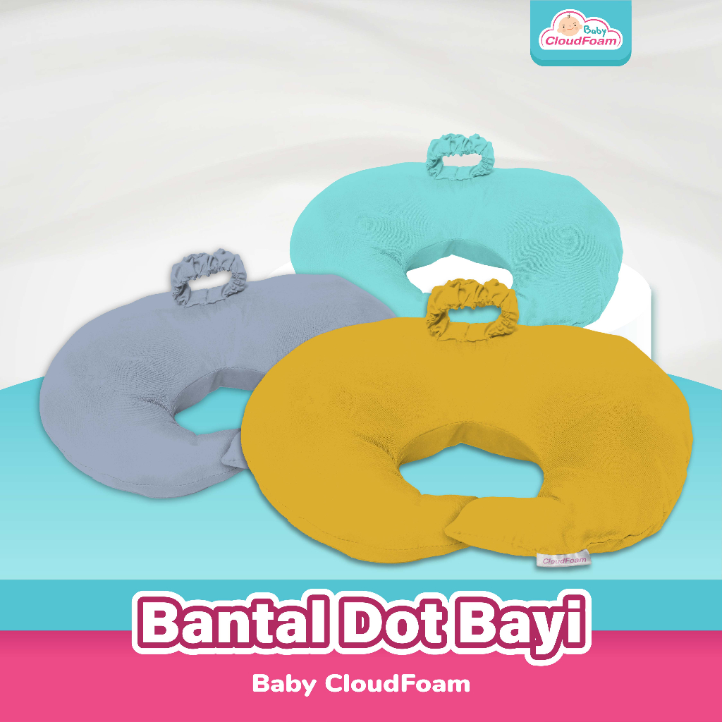 Baby Cloudfoam Bantal Dot Baby Bottle Holder