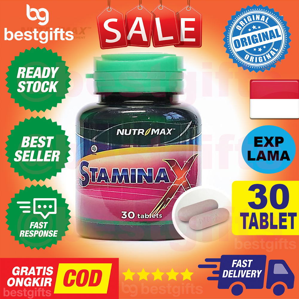 NUTRIMAX STAMINA X EKSTRAK GINSENG BERKUALITAS MEMBANTU MEMELIHARA STAMINA PRIA 30 TABLET