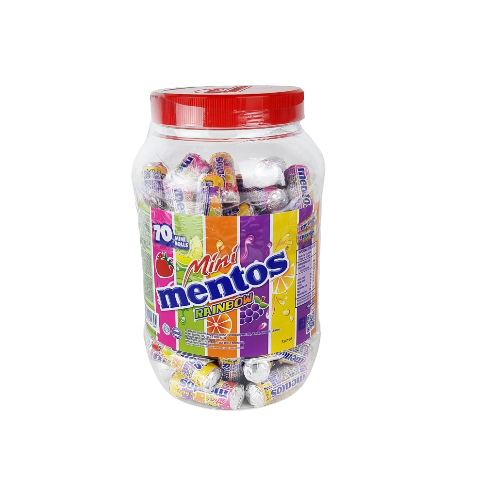 

Mentos TOPLES Mini Roll Rainbow - Netto 70pcs x 10 gr