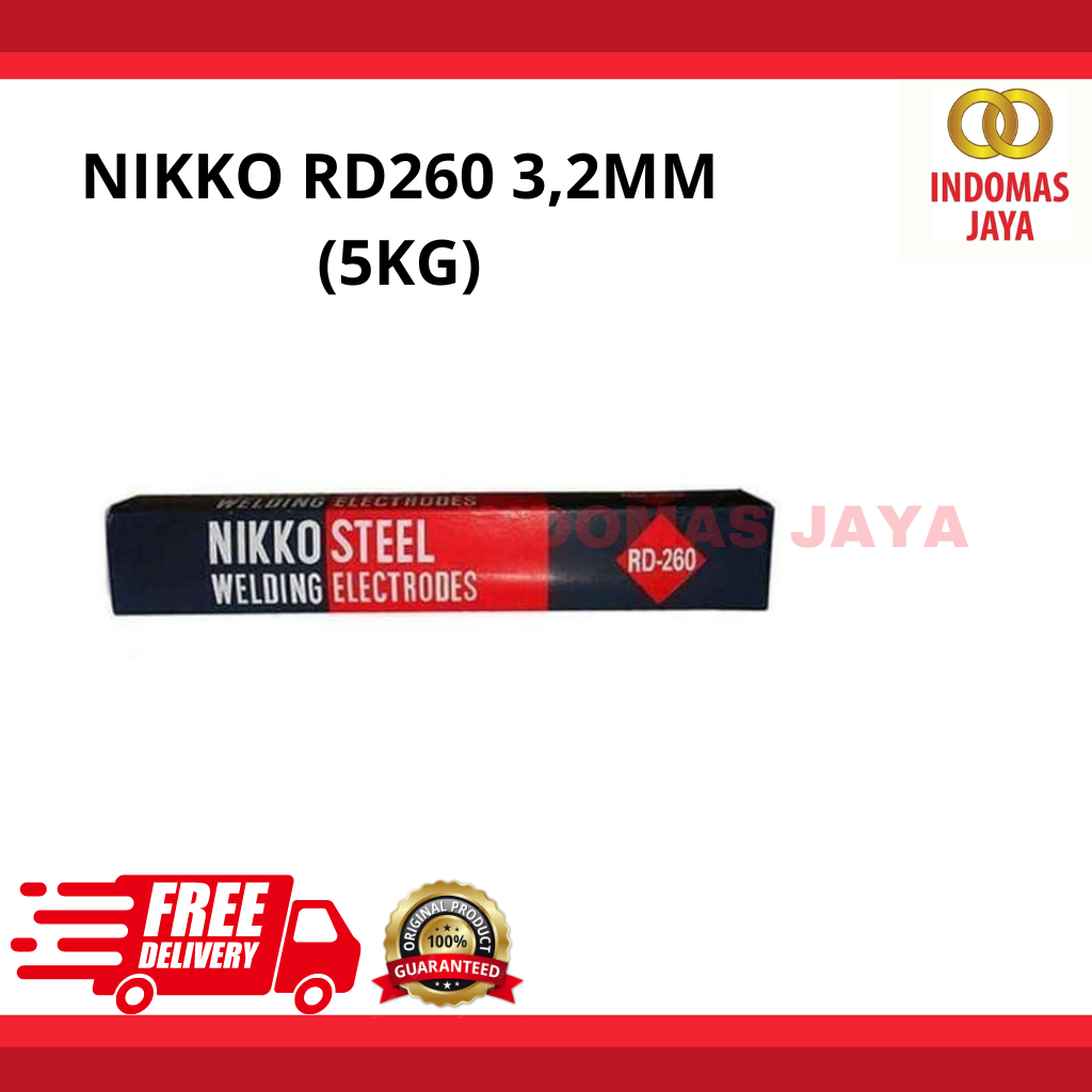 kawat las nikko steel RD260 RD-260 3.2mm 5KG