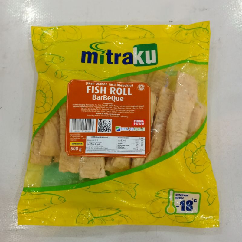 

Mitraku Fish Roll Barbeque 500 g