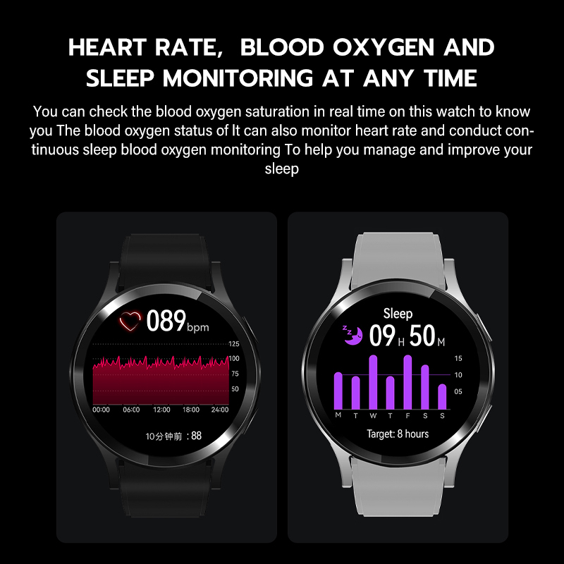 【COD】Skytime F8 1.39inch Full HD IPS Color Circle Sports Waterproof Bluetooth SmartWatch Fitness Tracker Wristband Heart Rate Sleep Smart Watch - SW37