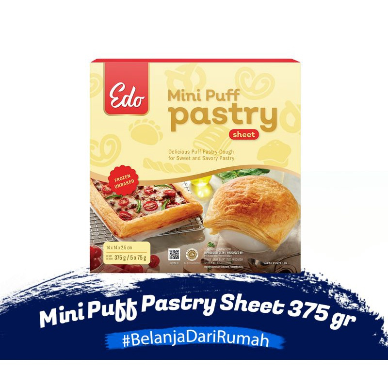 

Edo Puff Pastry Mini 375gr